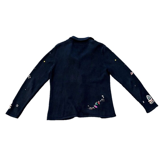 K.I.K.I.T S Christmas Sweater Size Large Beaded - Picture 13 of 16